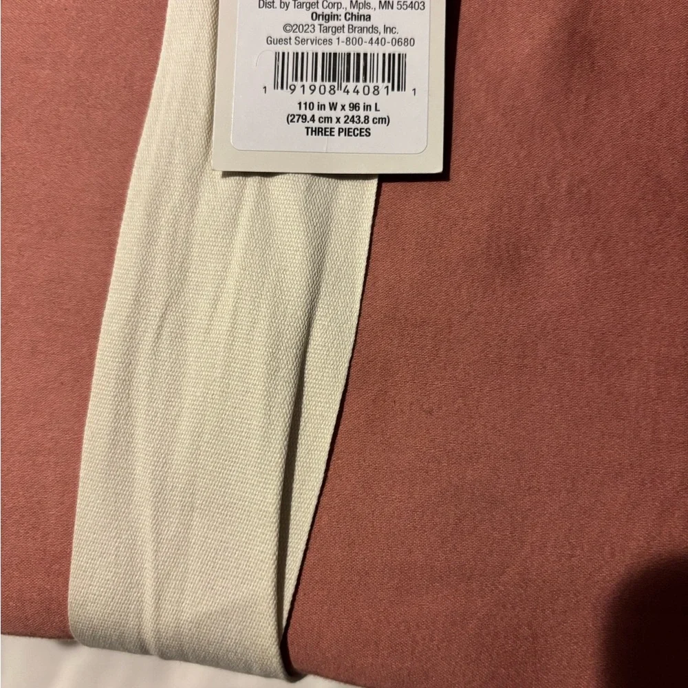 Casaluna King Supima Washed Sateen Duvet Cover Set Rose New